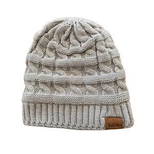 ViGrace Unisex Beanie Hat Grey One Size